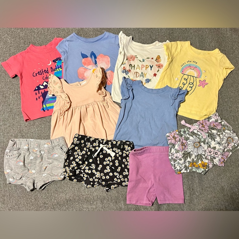 Toddler Girls Summer Clothing Lot size 12m